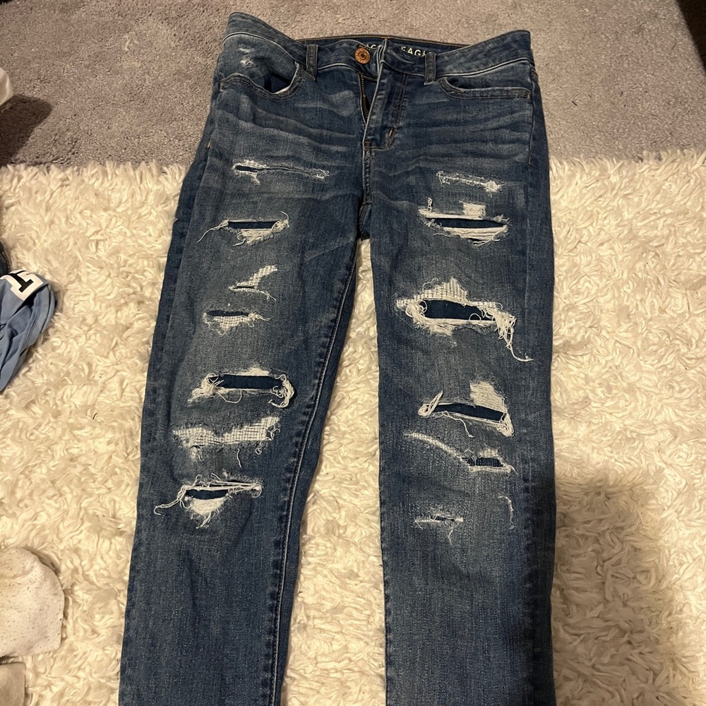 Super stretch american eagle jeans